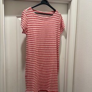 Vineyard Vines Pink and White Sheath Mini Dress